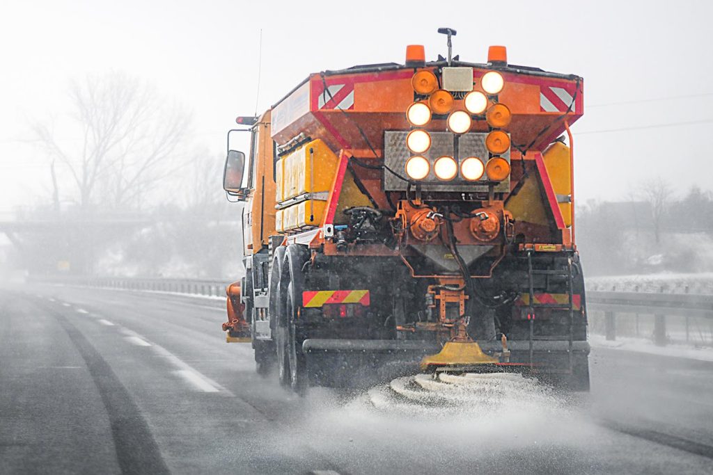 Saltning af veje i Esbjerg