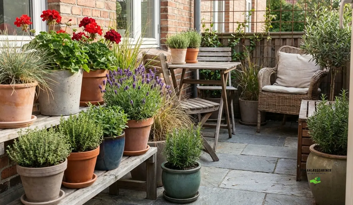 De bedste planter til krukker og små terrasser